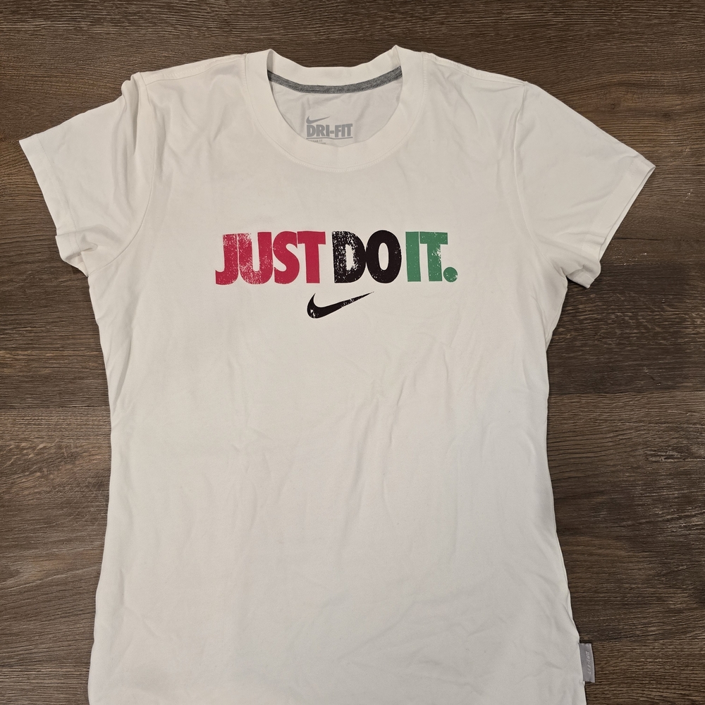 Nike White Just Do It T-Shirt
